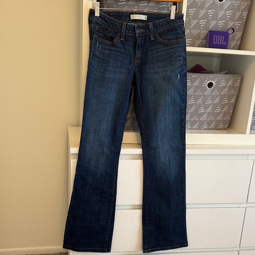 Levi's Women's Boot Cut Jeans in Deep Blue